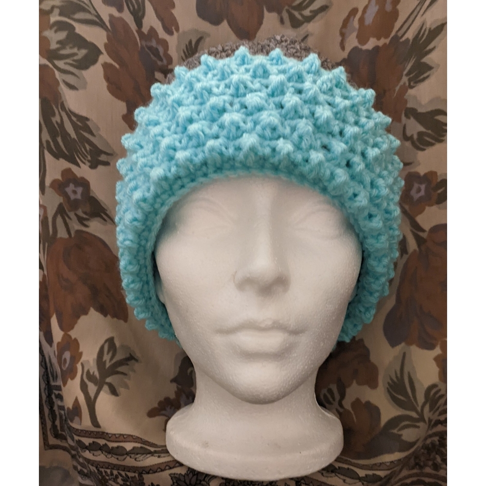 Beanie Aqua Green Hat Size Medium